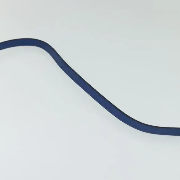 CELINE Shoulder Bag Leather Blue Gold - Picture 8 of 12